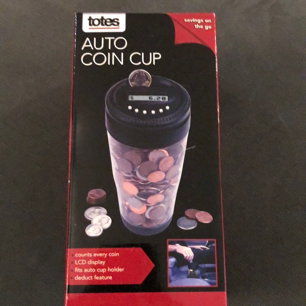 Totes brand Auto coin cup